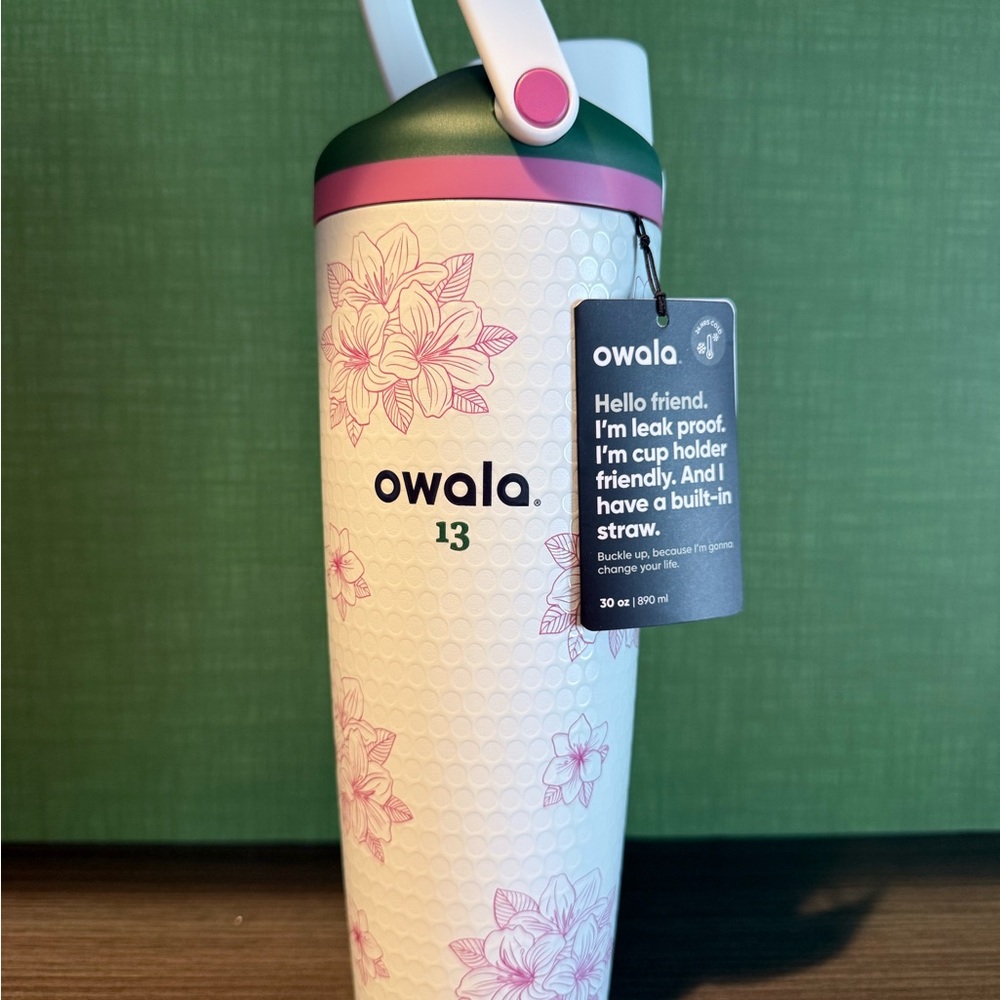 Owala FreeSip Sway, 30oz, Special Masters Edition ‘Zalea, New with tags
